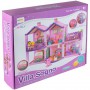 Oem - Casa de papusi din plastic complet utilata si mobilata, cu ponei, 58.5 cm x 22.5 cm violet - Jucării interior - IK316