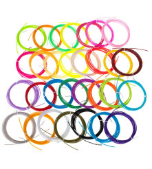 Oem - Set 30 filamente pentru creion 3D multicolor, 30 buc x 3M - Jucării creative - IK319