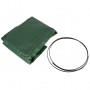 Oem - Cos tip geanta de gradina pentru frunze sau iarba cu manere, verde 270 L, 67 cm x 76 cm - Accesorii grădină - IK320