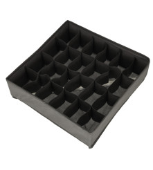 Oem - Set 4 organizatoare de dulap sau sertar pentru lenjerie intima, gri - Alte accesorii pentru casă - IK321