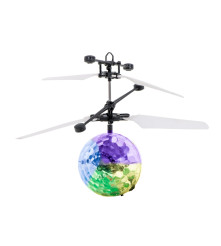 Oem - Mini drona in forma de minge discoteca LED cu senzor de miscare - Lumini petreceri - IK322