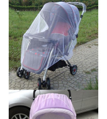 Oem - Plasa de tantari elastica pentru carucior, alb 140 cm - Igienă și sănătate  - IK325