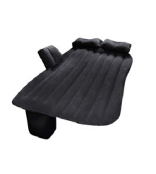 Oem - Saltea tip pat gonflabila pentru autoturisme cu pompa inclusa, negru 130 cm x 80 cm - Accesorii auto - IK326