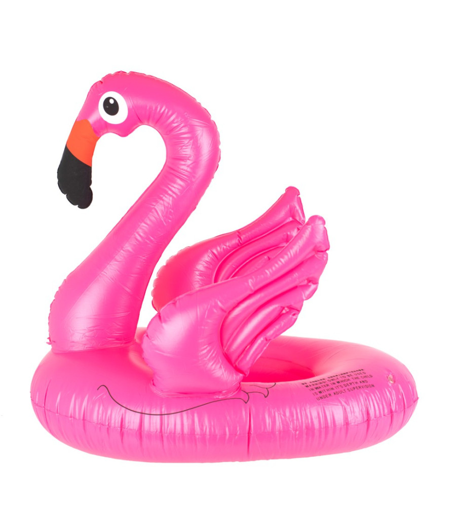Oem - Colac gonflabil pentru copii model flamingo, roz - Jucării exterior - IK350