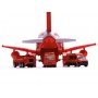 Oem - Avion de transport cu 3 masinute de pompier - Jucării interior - IK338