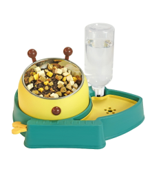 Oem - Bol cu ​​dozator automat de apa pentru caini si pisici, verde - Alte accesorii pentru casă - TZ817