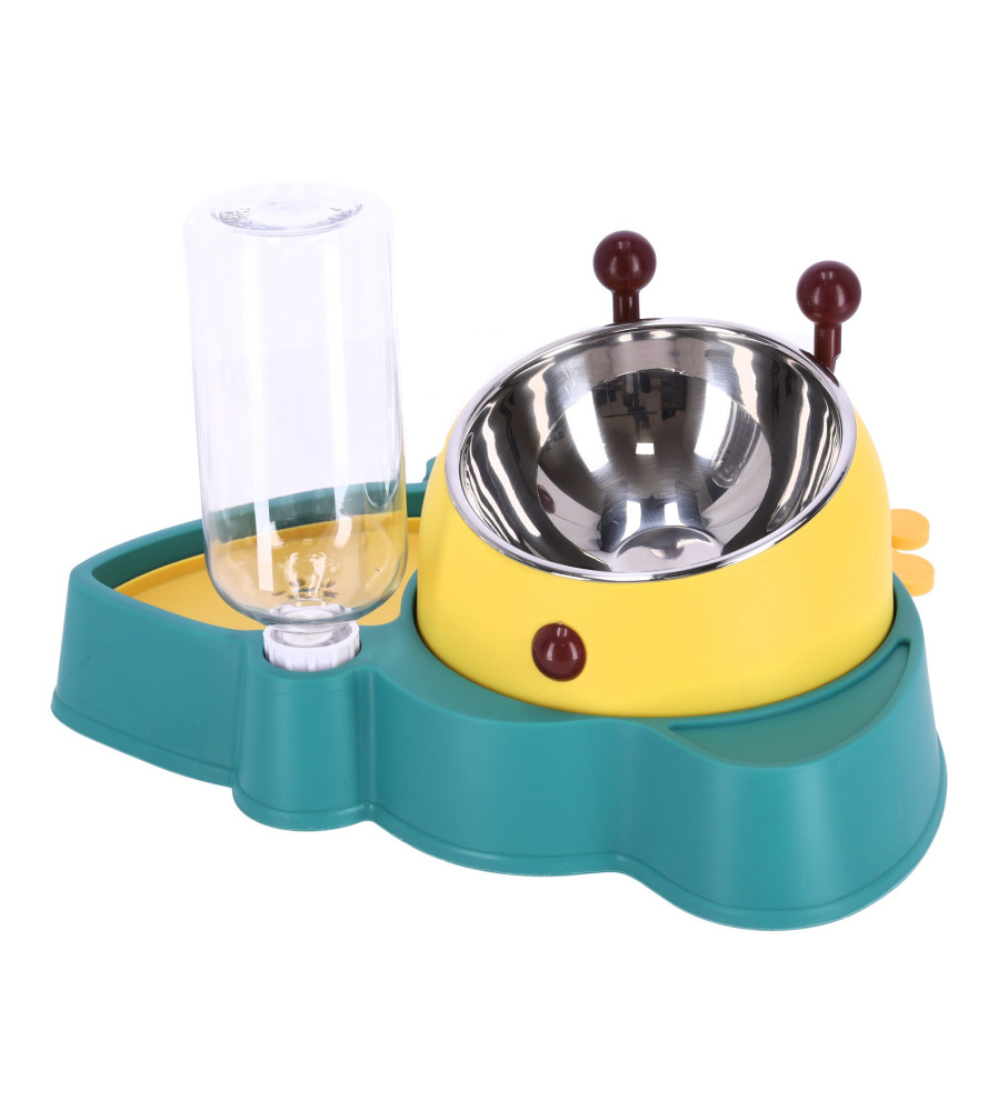 Oem - Bol cu ​​dozator automat de apa pentru caini si pisici, verde - Alte accesorii pentru casă - TZ817