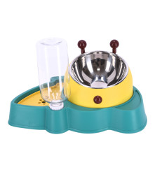 Oem - Bol cu ​​dozator automat de apa pentru caini si pisici, verde - Alte accesorii pentru casă - TZ817