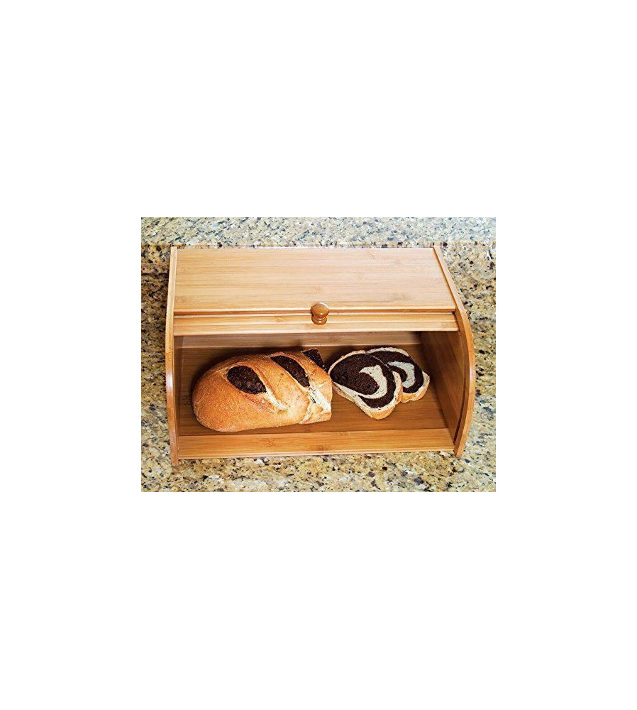Oem - Cutie paine din bambus 40x26x20 cm - Alte accesorii pentru casă - TZ822