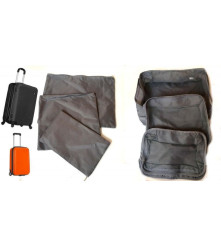 Oem - Set 6 organizatoare de calatorie pentru valiza gri - Alte accesorii pentru casă - TZ827