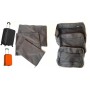 Oem - Set 6 organizatoare de calatorie pentru valiza gri - Alte accesorii pentru casă - TZ827