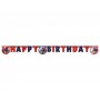 GoDan - Ghirlanda petrecere din carton cu happy birthday model Spiderman 2 M - Ghirlande petrecere - GD774