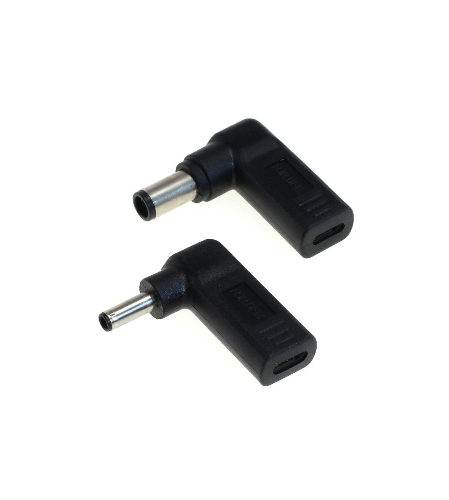 OTB - Set 2 adaptoare OTB Laptop USB-C PD compatibil cu DELL 19,5V / 65W (4.5x3.0mm / 7.4x5.0mm) - Adaptoare laptop  - ONR020
