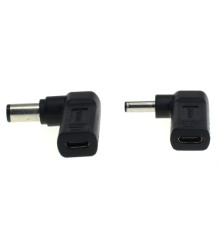 OTB - Set 2 adaptoare OTB Laptop USB-C PD compatibil cu DELL 19,5V / 65W (4.5x3.0mm / 7.4x5.0mm) - Adaptoare laptop  - ONR020