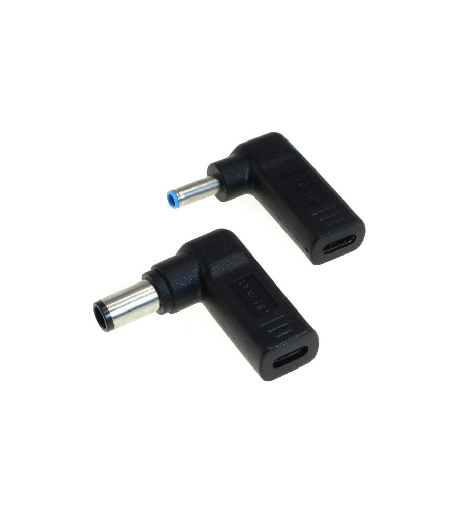 OTB - Set 2 adaptoare de incarcare USB-C PD pentru laptop OTB compatibil cu HP - 19,5V / 65W (4,5x3,0mm / 7,4x5,0mm) - Adapto...