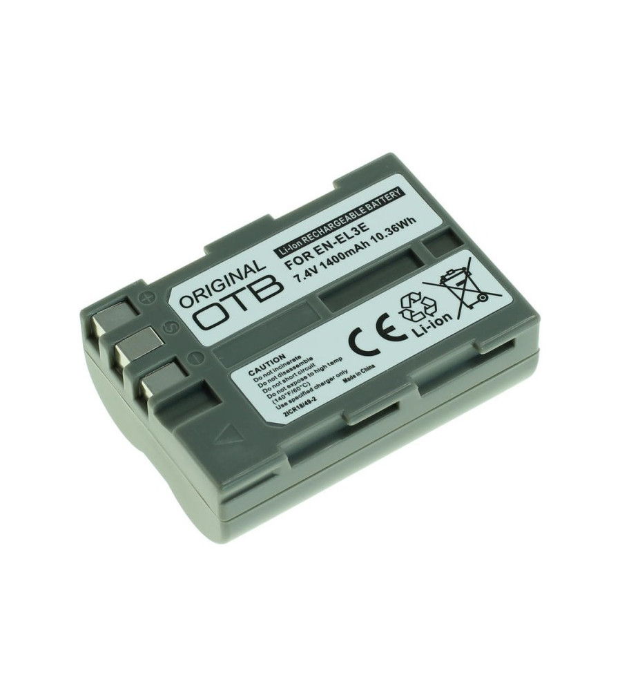 digibuddy - Baterie OTB compatibila cu Nikon EN-EL3e-2 Li-Ion - Nikon baterii foto-video - ONR033