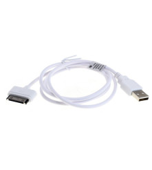 OTB - OTB USB Data Cable Compatible with Apple iPhone 3G/3GS/4/4S/iPod White - iPhone data cables  - ONR036