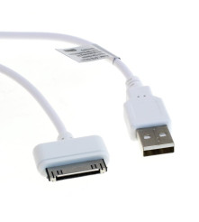 OTB - Cablu de date USB OTB compatibil cu Apple iPhone 3G/3GS/4/4S/iPod alb - iPhone cabluri de date  - ONR036