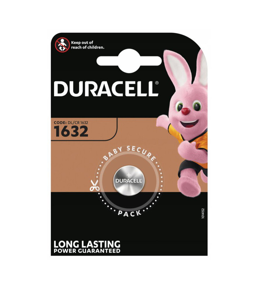 Duracell - Duracell CR1632 125mAh 3V baterie plata - Baterii plate - BS231-CB
