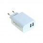 OTB - Adaptor de incarcare OTB USB cu 2 porturi 2,4A alb - Încărcătoare AC - ONR069