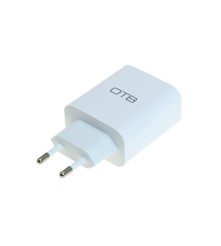 OTB - Adaptor de incarcare OTB USB cu 2 porturi 2,4A alb - Încărcătoare AC - ONR069