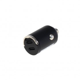 OTB - OTB Car Charger USB Dual (USB-C) with USB Power Delivery USB-PD 2-Port 40W 2x20W - Auto charger - ONR078