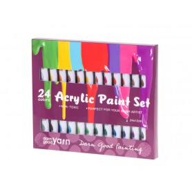 Oem - Vopsele acrilice ART 24 tuburi multicolor - Rechizite școlare și accesorii - IK360