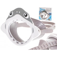 Oem - Ochelari de inot, masca de scufundari pentru copii model rechin - Jucării exterior - IK372