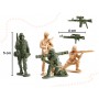 Oem - Set figurine, soldati, baza militara cu 114 piese pentru copii - Jucării educative - IK405