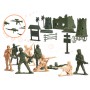 Oem - Set figurine, soldati, baza militara cu 114 piese pentru copii - Jucării educative - IK405