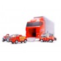 Oem - Camion transportor cu 6 masini metalice pompieri - Jucării interior - IK408