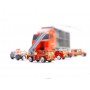 Oem - Camion transportor cu 6 masini metalice pompieri - Jucării interior - IK408