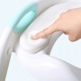 Oem - Reductor de toaleta pentru copii, cu scarita reglabila pe inaltime, pliabil, albastru - Igienă și sănătate - TZ892