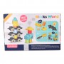 Oem - Set 31 piese, blocuri de construit model trenulet - Jucării creative - TZ899