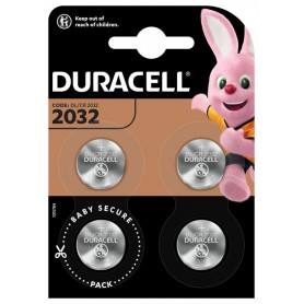 Duracell - Set 4 baterii cu litiu Duracell CR2032 Mini - Baterii plate - BLR045
