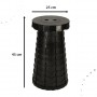 Oem - Scaun telescopic pliabil, pentru camping sau pescuit diametru 24.5 cm negru - Accesorii grădină - IK390