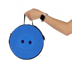 Oem - Scaun telescopic pliabil, pentru camping sau pescuit diametru 24.5 cm albastru - Accesorii grădină - IK391