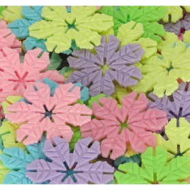 Oem - Piese pentru construit model fulgi de zapada colorati 240 de piese multicolore - Jucării creative - IK467