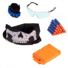 Oem - Set vesta tactica Nerf cu accesorii lansator si echipament - Jucării exterior - IK392