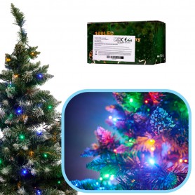 Oem - Ghirlanda luminoasa decorativa cu 100 LED-uri multicolore 10M - Lumini Crăciun - IK417