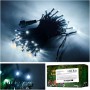 Oem - Ghirlanda luminoasa decorativa cu 100 LED-uri alb rece 10M - Lumini Crăciun - IK418