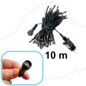 Oem - Ghirlanda luminoasa decorativa cu 100 LED-uri alb cald 10M - Lumini Crăciun - IK419