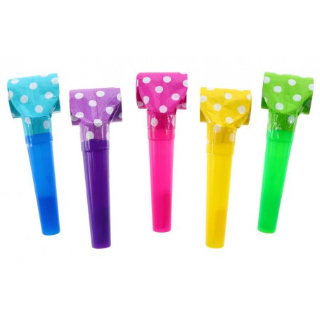 GoDan - Set 100 trompete din hartie pentru petrecere - Trompete petrecere - GD790