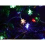 Oem - Instalatie fulgi de zapada 10M cu 100 led-uri multicolor - Lumini Crăciun - IK424