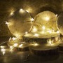 Oem - Instalatie cu leduri model stelute 10 M cu 100 led-uri, alb cald - Lumini Crăciun - IK426