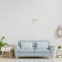 Oem - Ceas de perete decorativ modern, fara rama 80 - 120 cm argintiu - Decorațiuni casă - IK430