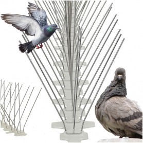 Oem - Tepi metalice pentru pasari - 50cm x 11cm x 4cm - Accesorii grădină - IK432