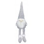 Oem - Gnom de craciun gri cu barba alba 47 cm - Alte accesorii Craciun - IK434