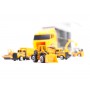 Oem - Camion transportor cu 6 mașini metalice de constructe - Jucării interior - IK468