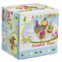 Oem - Joc Montessori de indemanare cu 5 coloane sortator de forme din lemn - Jucării educative - IK457